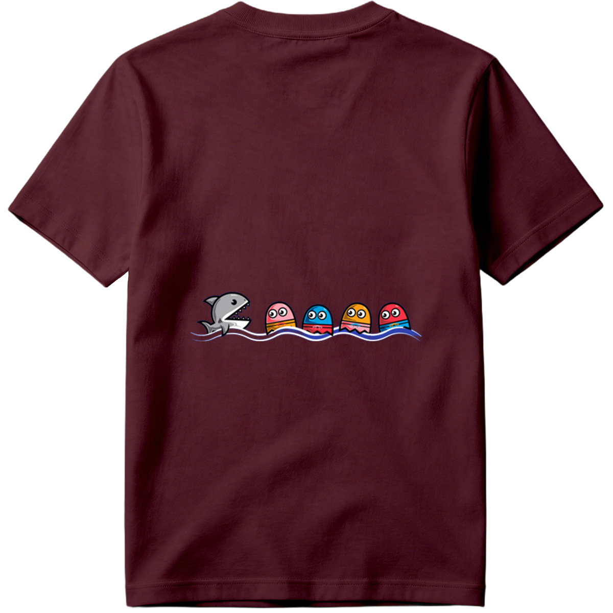 Pac-Man and the Shark - Tee