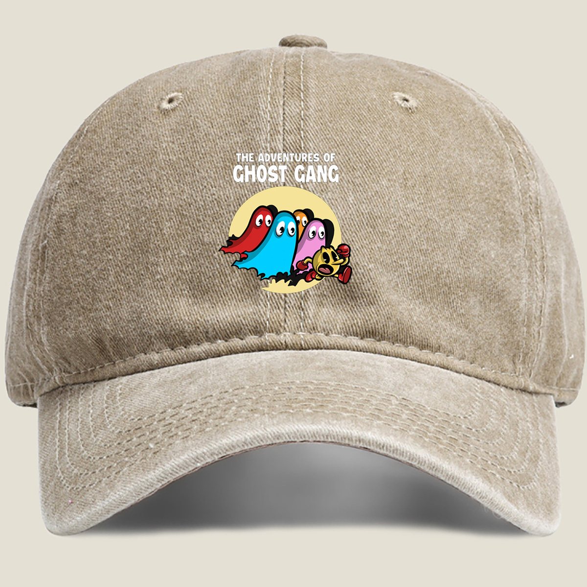 The Adventures of Ghost Gang: Pac-Man and the Ghosts - Washed Denim - Baseball Cap