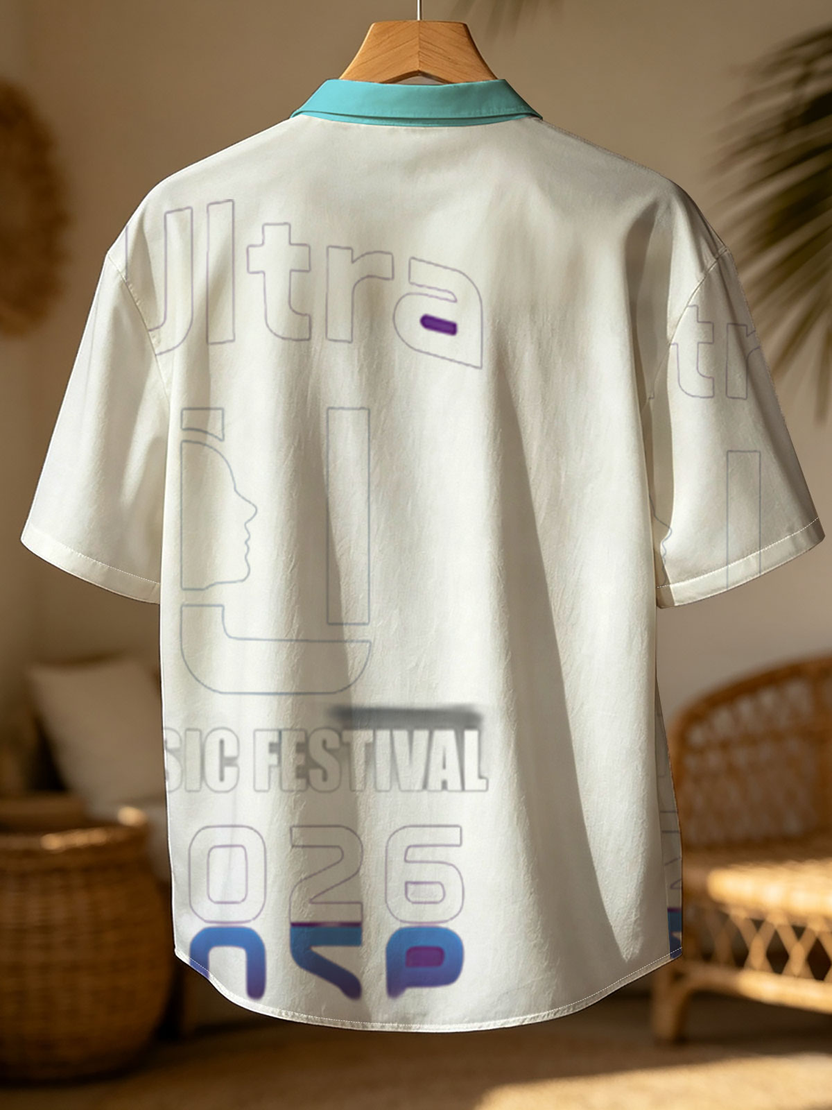 Ultra Music Festival 2026 Logo Featuring Iconic U Design and Reflective Text -  Shirt