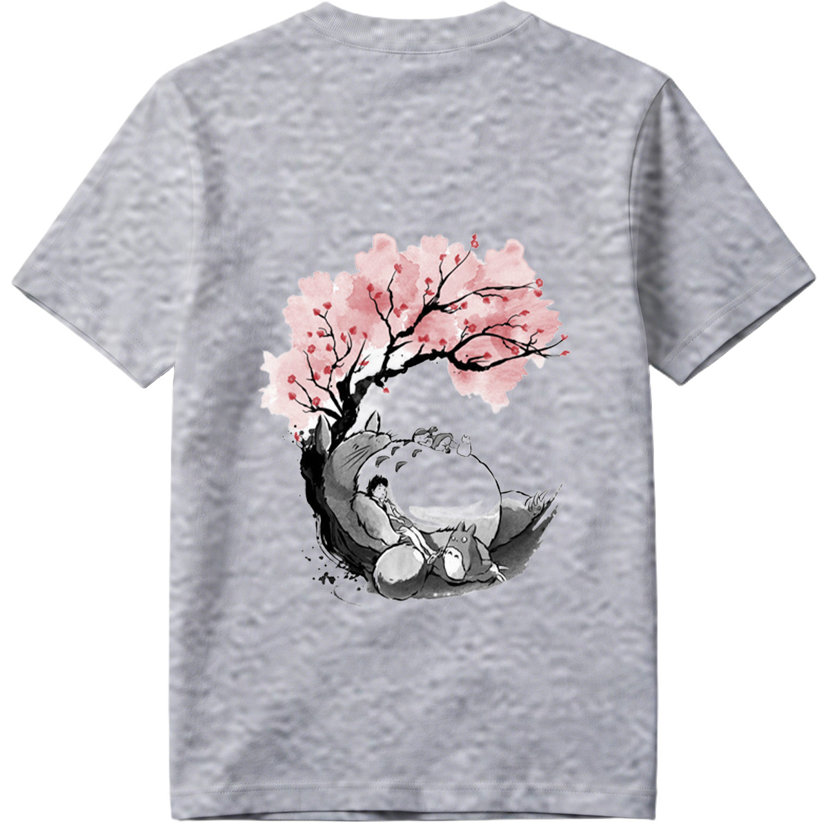 My Neighbor Totoro: Mei and Totoro Under Cherry Blossoms - Tee