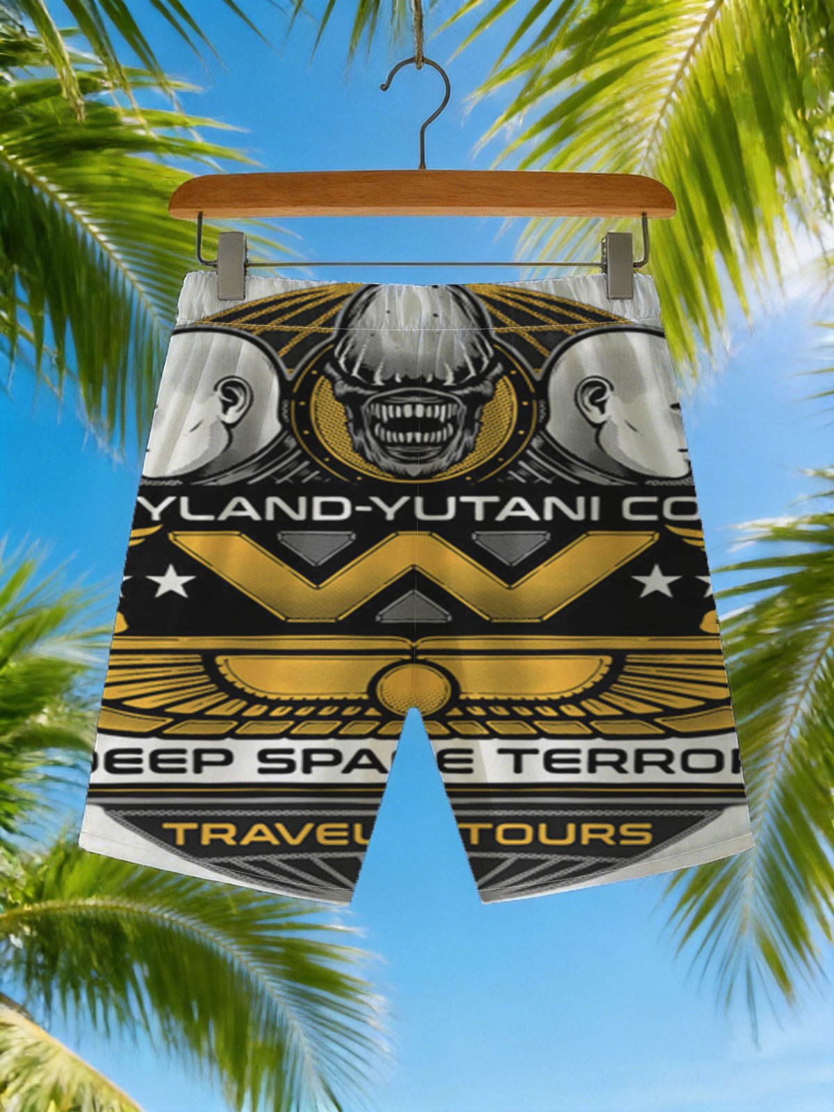 Weyland-Yutani Corp: Deep Space Terror - Travel & Tours -  Beach shorts