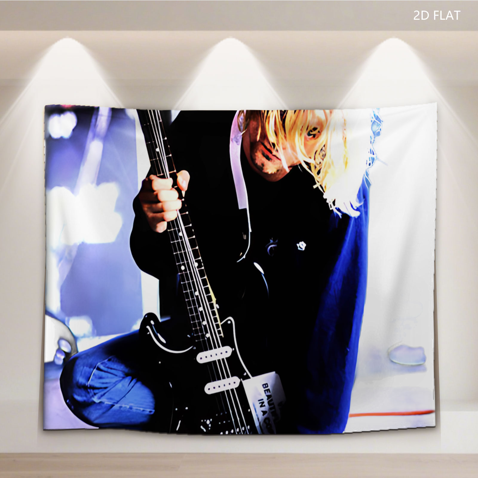 Kurt Cobain 1967-1994 Playing Guitar on Stage - Tapestry