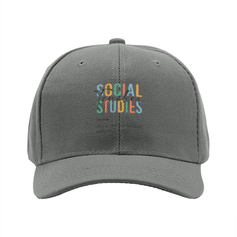 1pc New Baseball Cap Social Studies Print Unisex Adjustable Hat for Outdoor Activities Adults and Teens