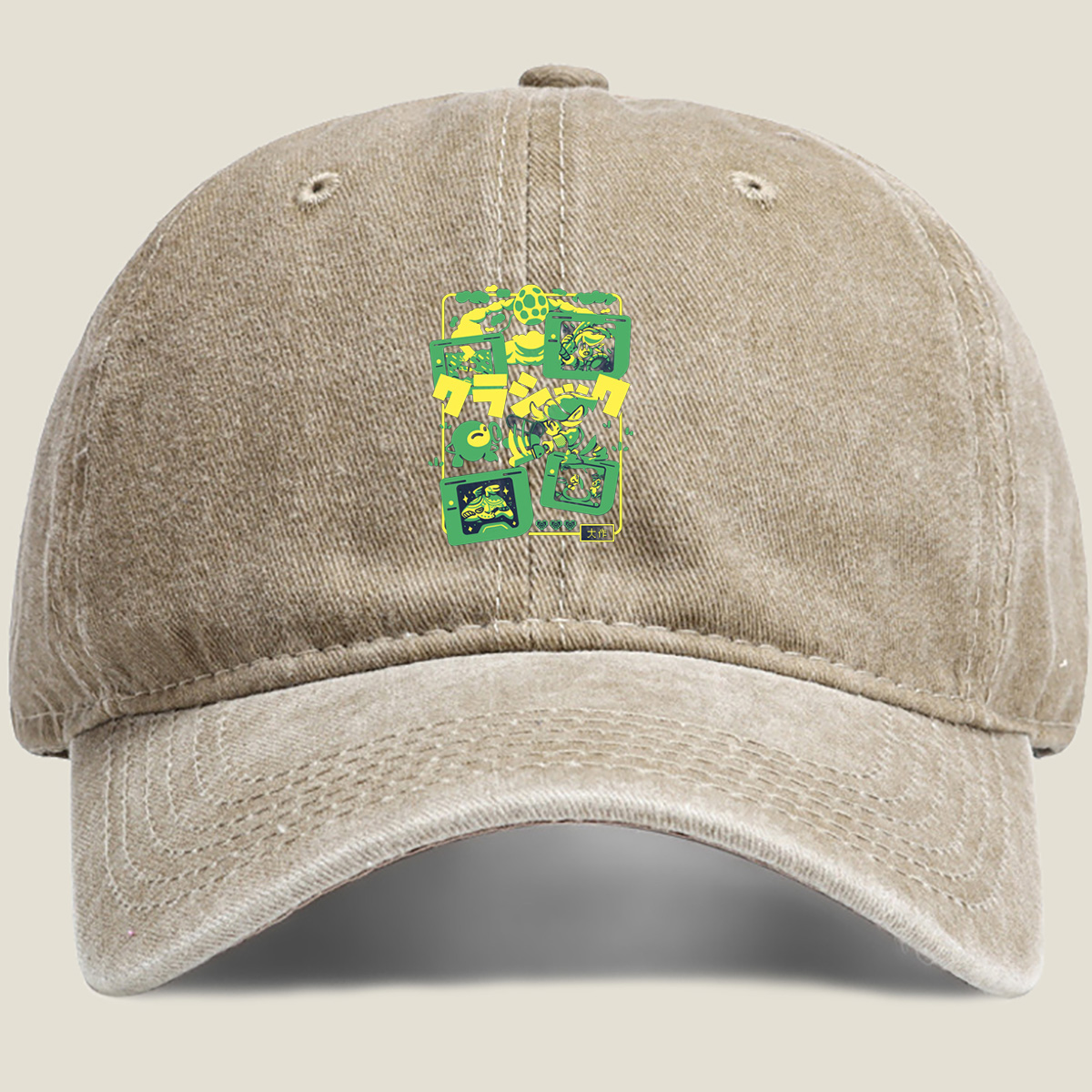 Yoshi's Island: Yoshi, Kamek, and Egg Adventure - Washed Denim - Baseball Cap