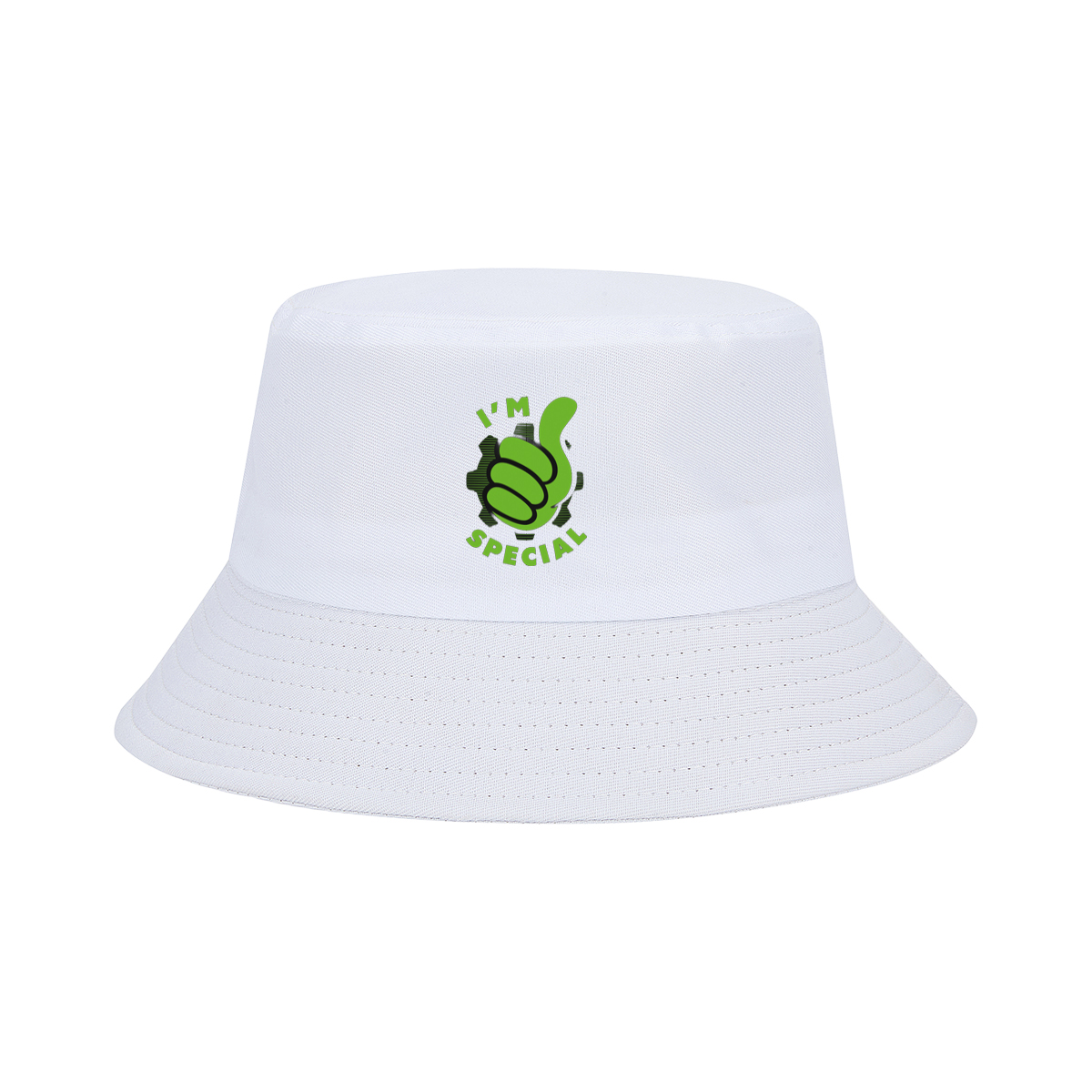 I'm Special - Green Thumbs Up Logo - Fisherman's Hat