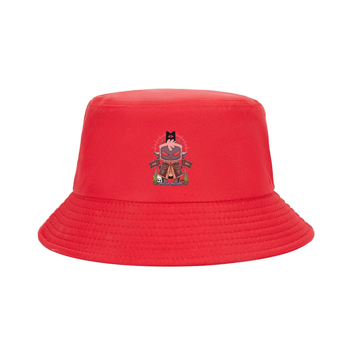 Demon King with Red Eyes and Horns - Fisherman's Hat
