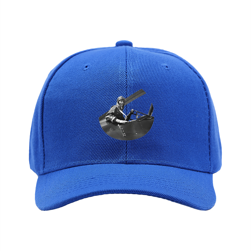1pc New Baseball Cap with Vintage Aviator Print and Text Unisex Adjustable Hat for Outdoor Activities and Casual Wear Suitable for Adults Who Love Aviation and Retro Style