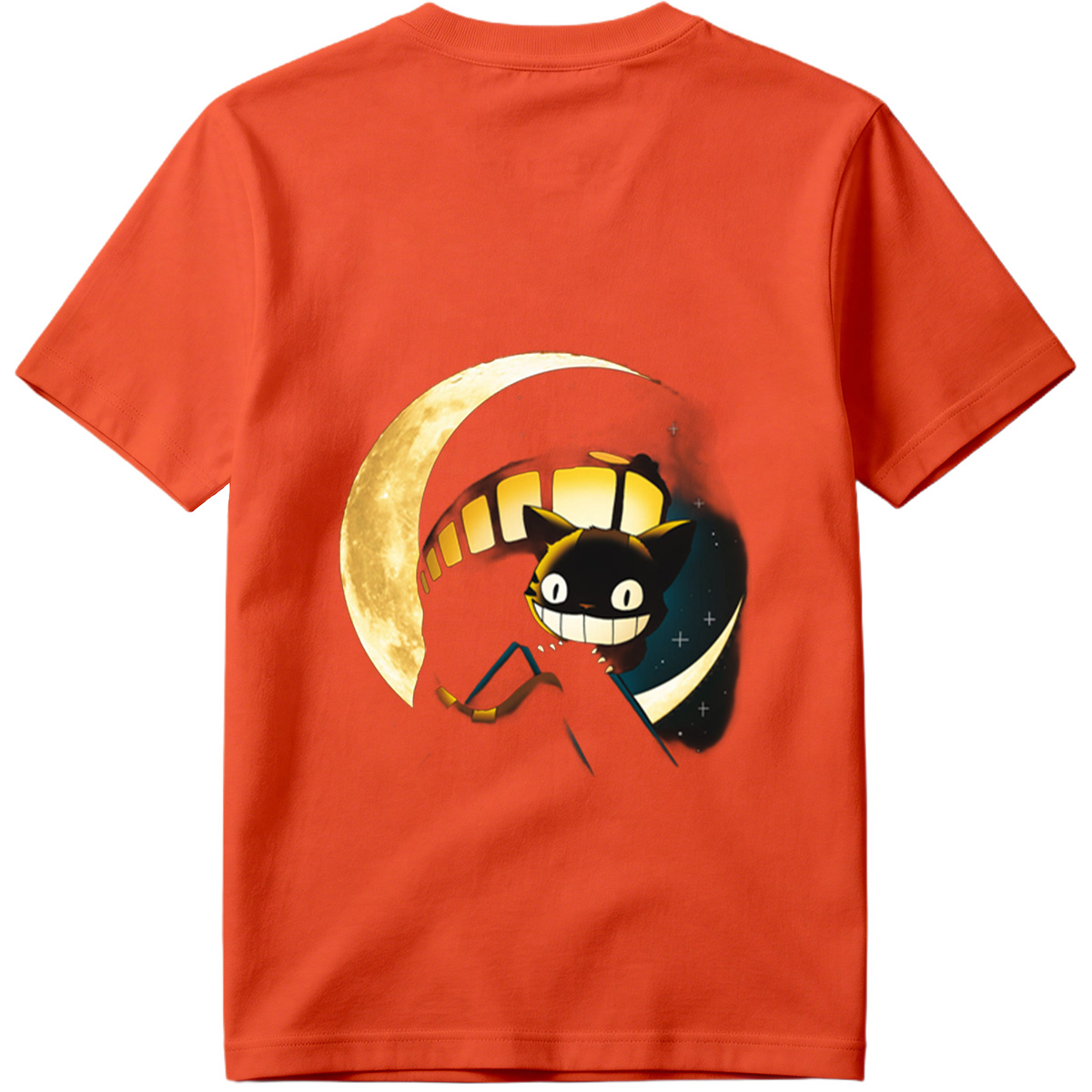 Jiji the Cat from Kiki's Delivery Service under the Moon - Tee