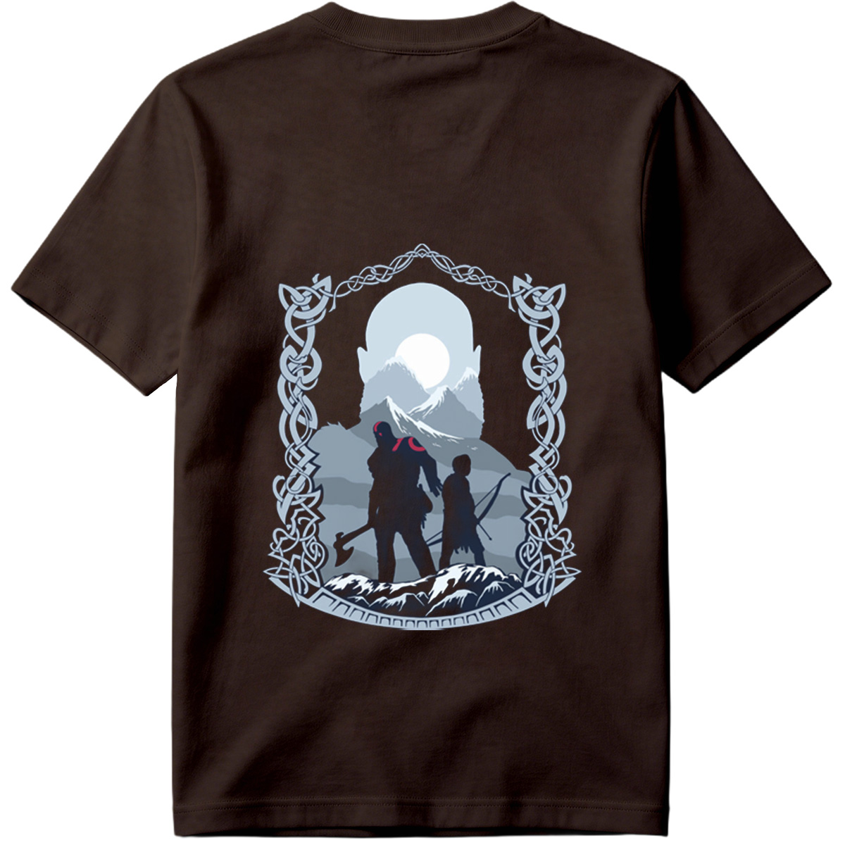 Viking Warriors Under the Moonlight - Tee