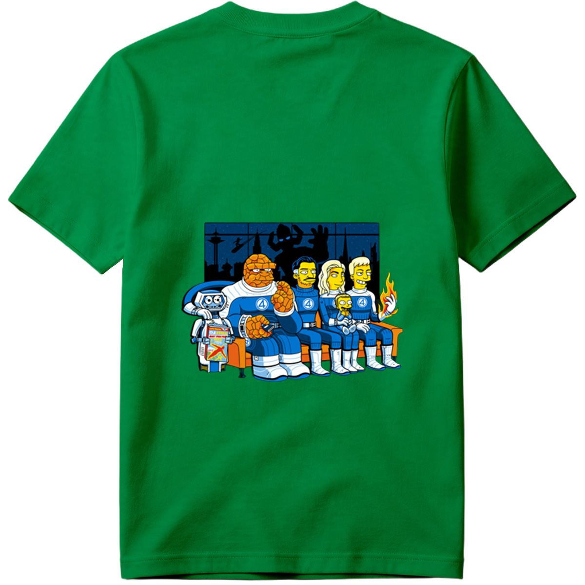 The Simpsons Meet the Fantastic Four - Tee