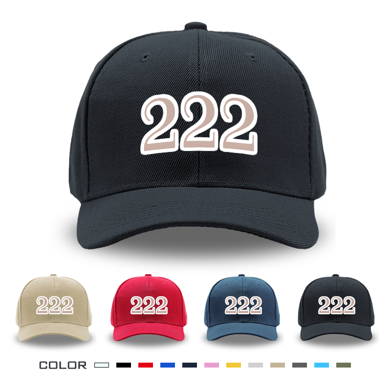1pc New Baseball Cap with 222 Number Print Design Unisex Adjustable Hat for Outdoor Activities and Casual Wear Suitable for Adults and Teens