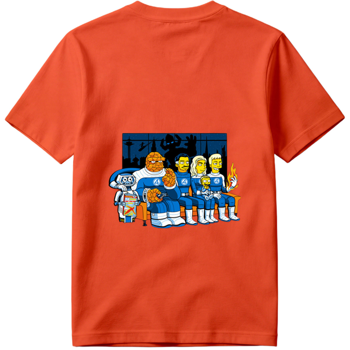 The Simpsons Meet the Fantastic Four - Tee