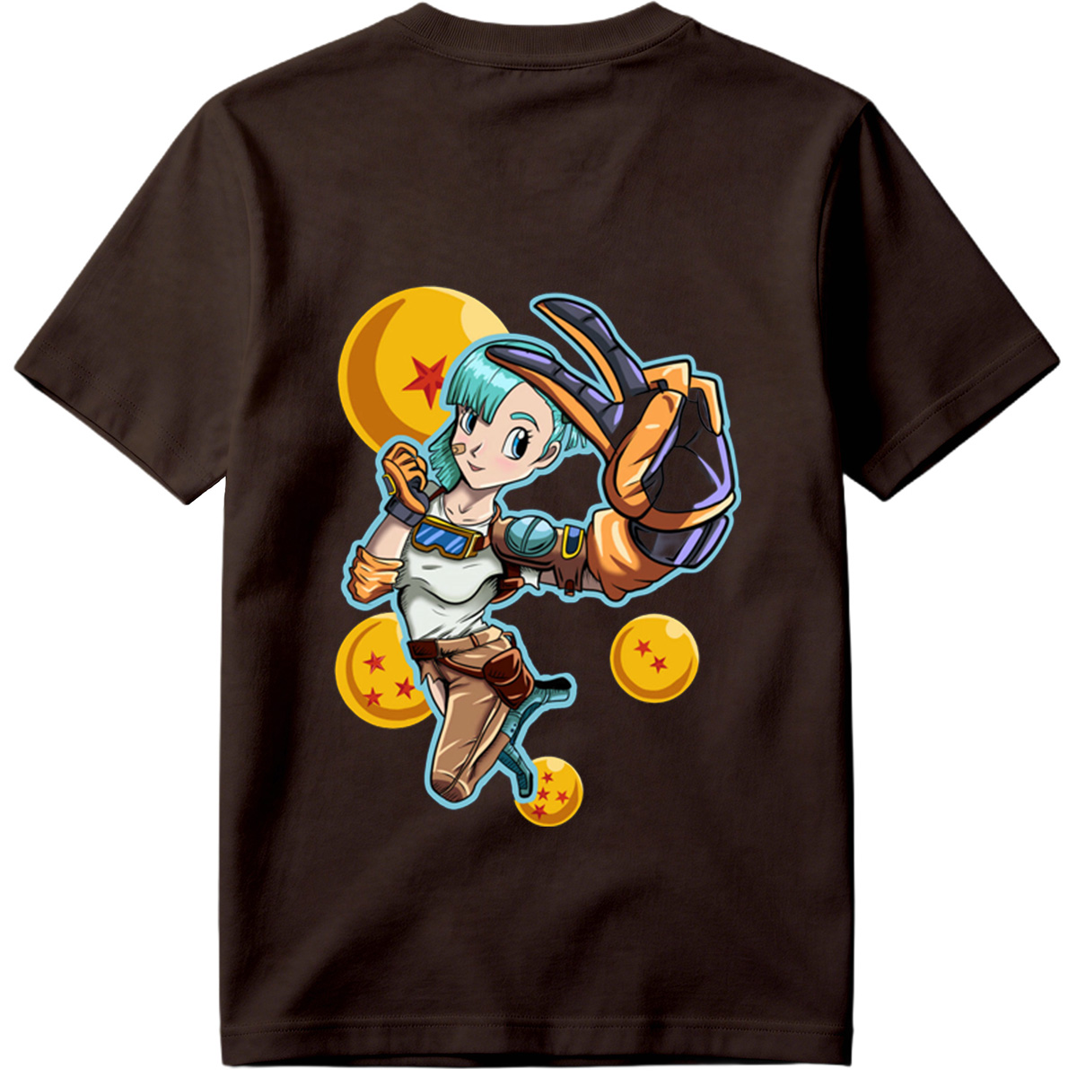 Dragon Ball: Bulma with Dragon Balls - Tee