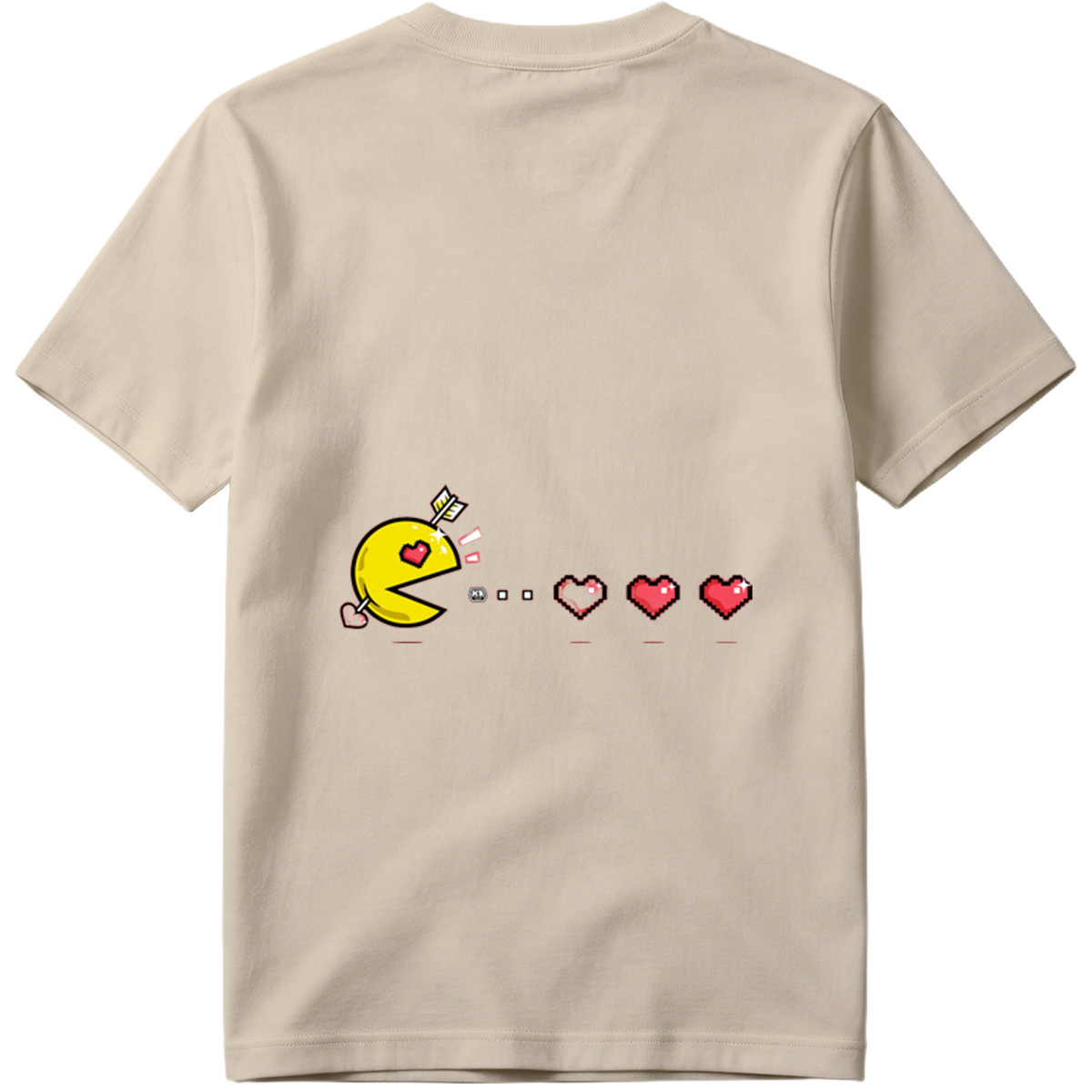 Pac-Man Loves Hearts - Tee