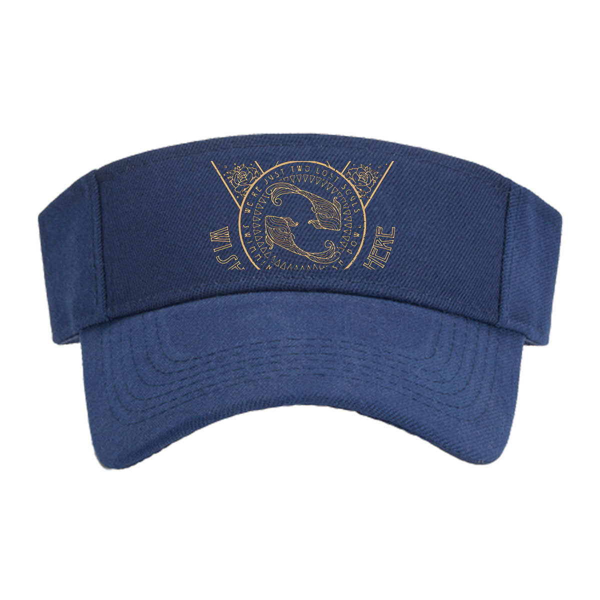 Wish You Were Here: Two Lost Souls Swimming in a Fishbowl Since 1975 -  Visor cap