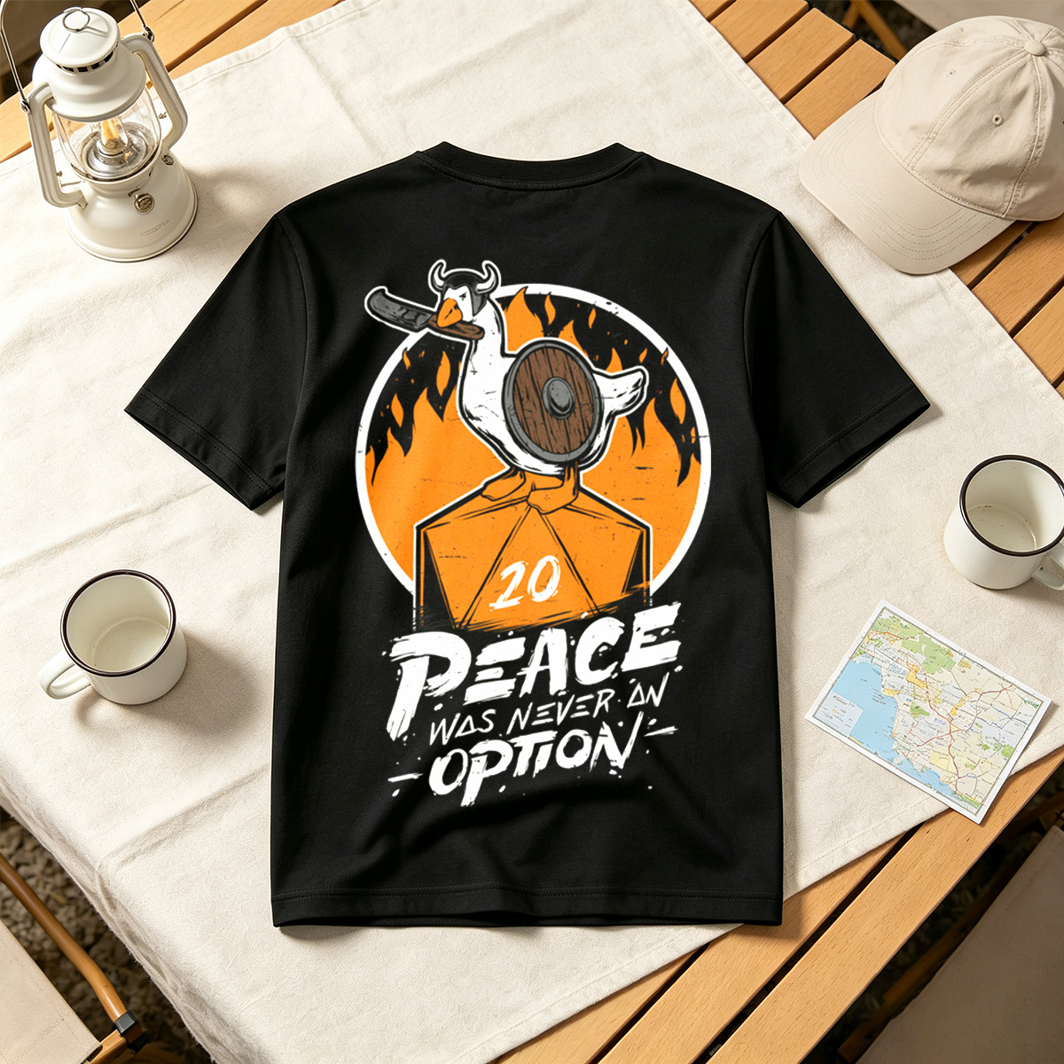Duck Viking: Peace Was Never an Option - Tee