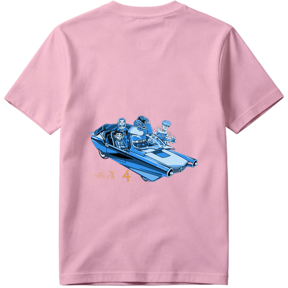 Fantastic Four in the Futuristic Car - Tee