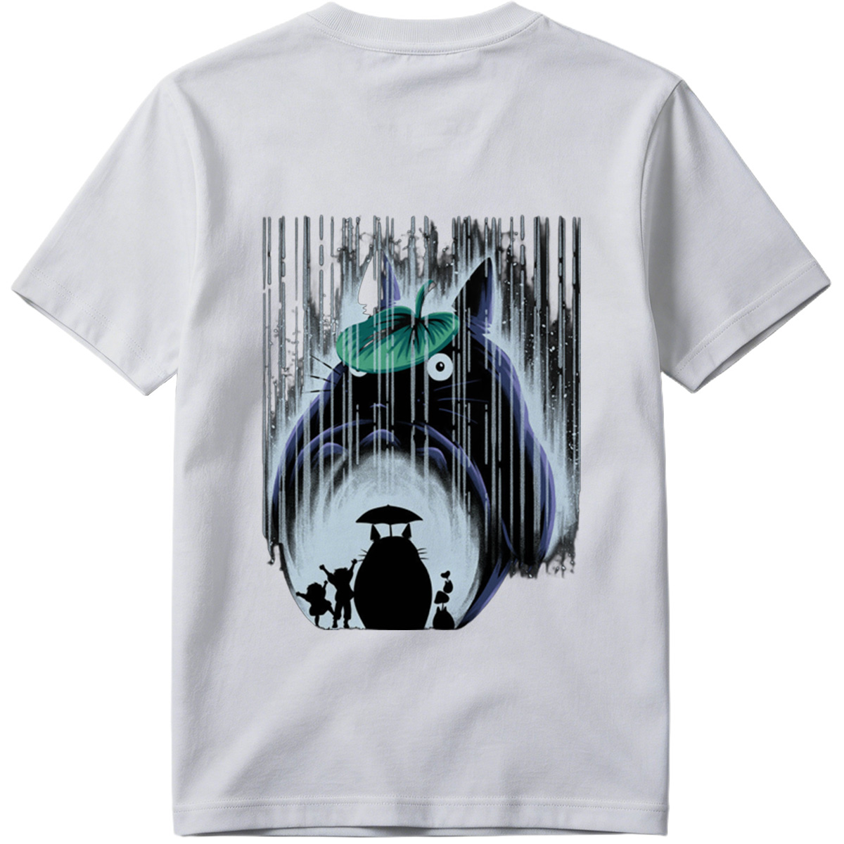 Totoro and Friends in the Rain - Tee
