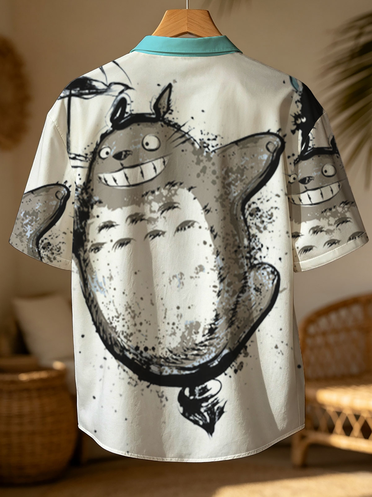 Totoro with Umbrella and Mini Totoros -  Shirt