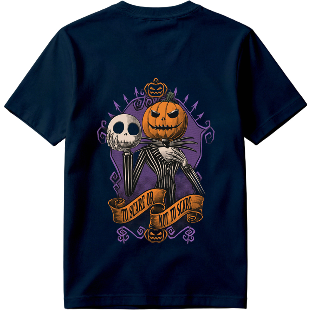 Jack Skellington and Pumpkin King: To Scare or Not to Scare - Tee