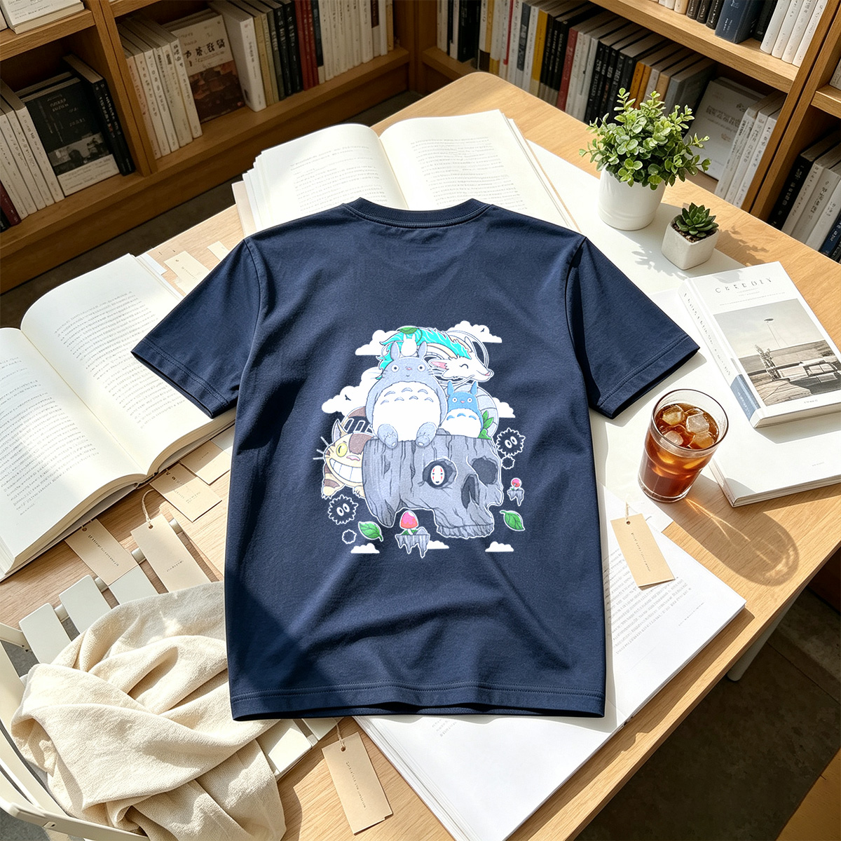 Studio Ghibli Characters Collage - Tee