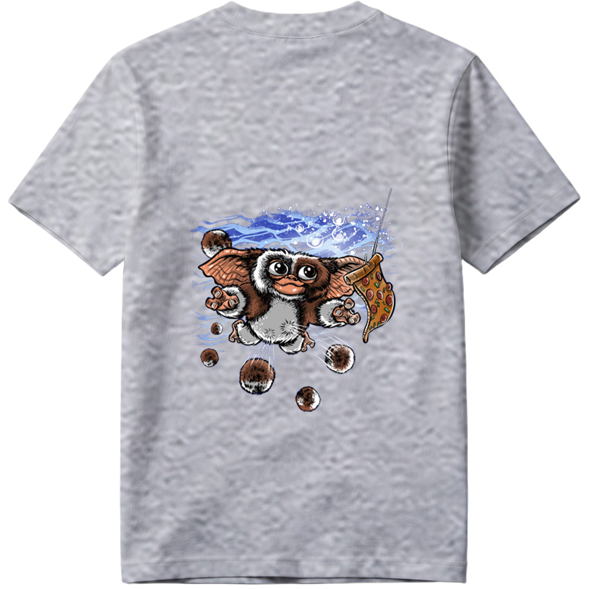 Gremlins - Gizmo with Pizza - Tee