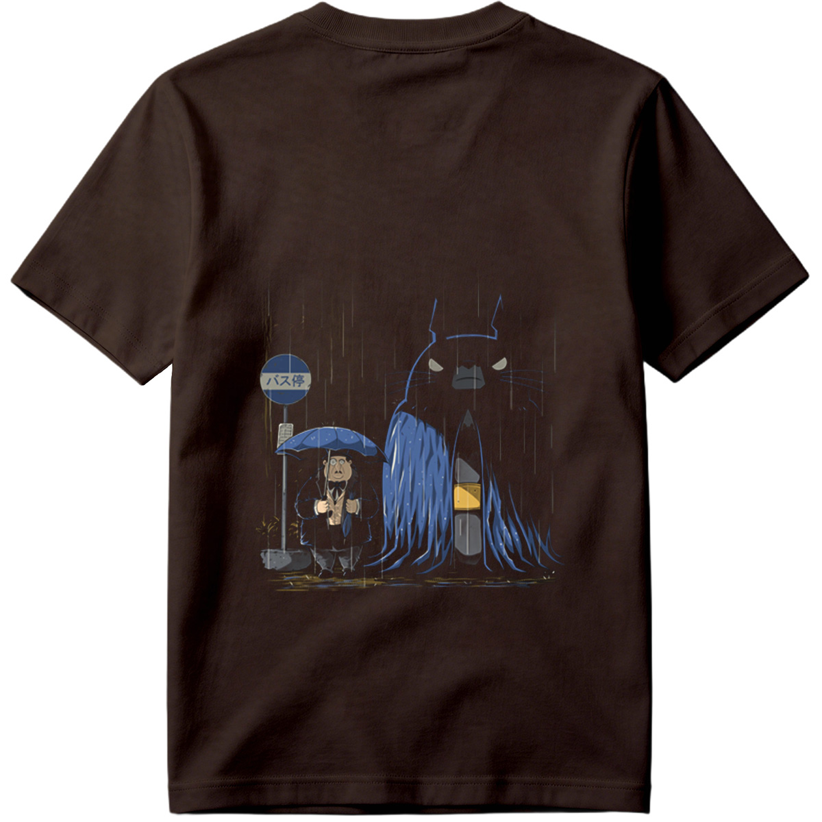 Batman and Alfred at the Bus Stop - Tee
