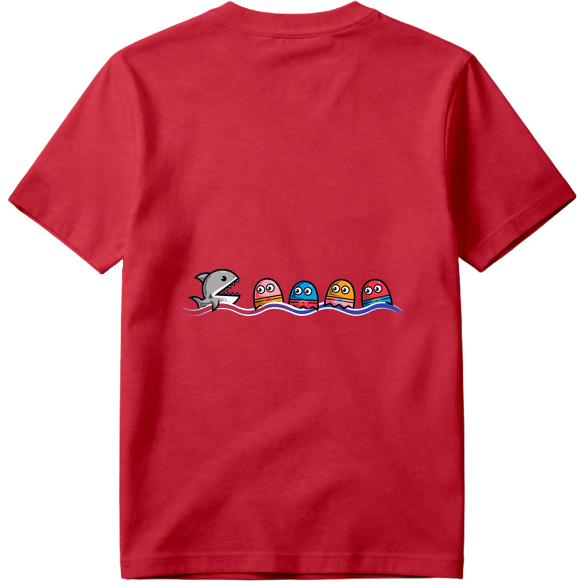 Pac-Man and the Shark - Tee