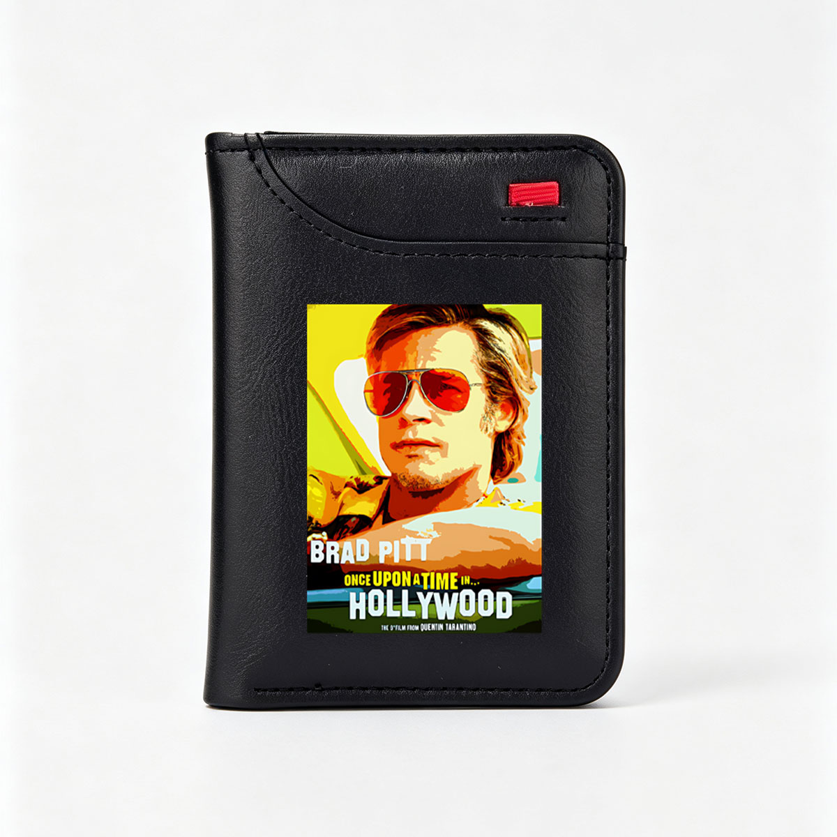 Brad Pitt in Once Upon a Time in Hollywood by Quentin Tarantino - Vertical Style Wallet