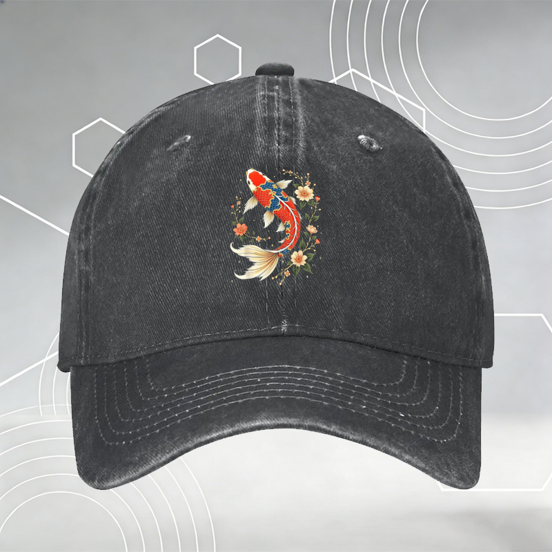 New Baseball Cap with Black Cat in Box Tarot Design Print, Unisex Adjustable Hat for Casual Outdoor Wear, Perfect for Cat Lovers and Tarot Enthusiasts