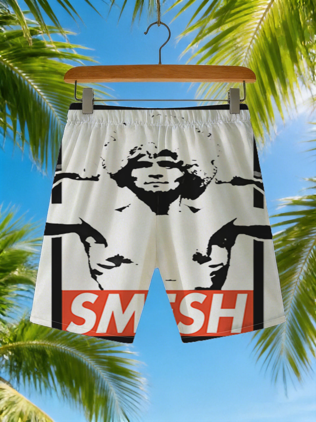 Smosh: Muscular Man Flexing with Bold 