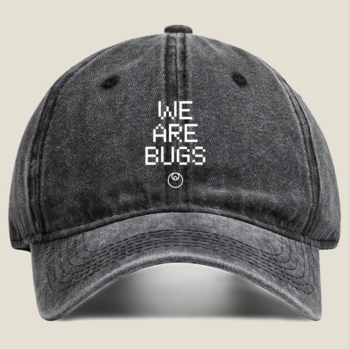WE ARE BUGS - Washed Denim - Baseball Cap