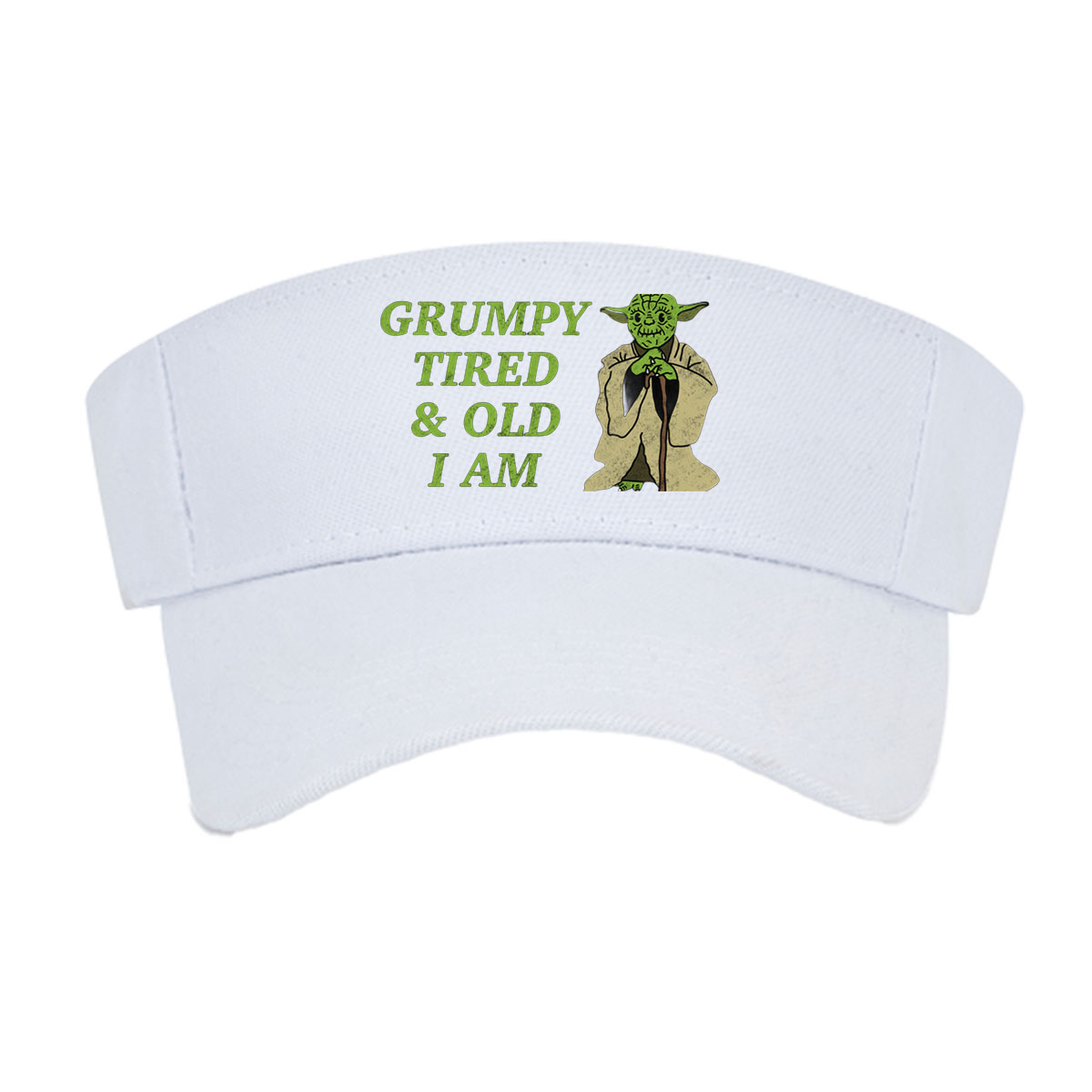 Yoda: Grumpy, Tired & Old I Am -  Visor cap