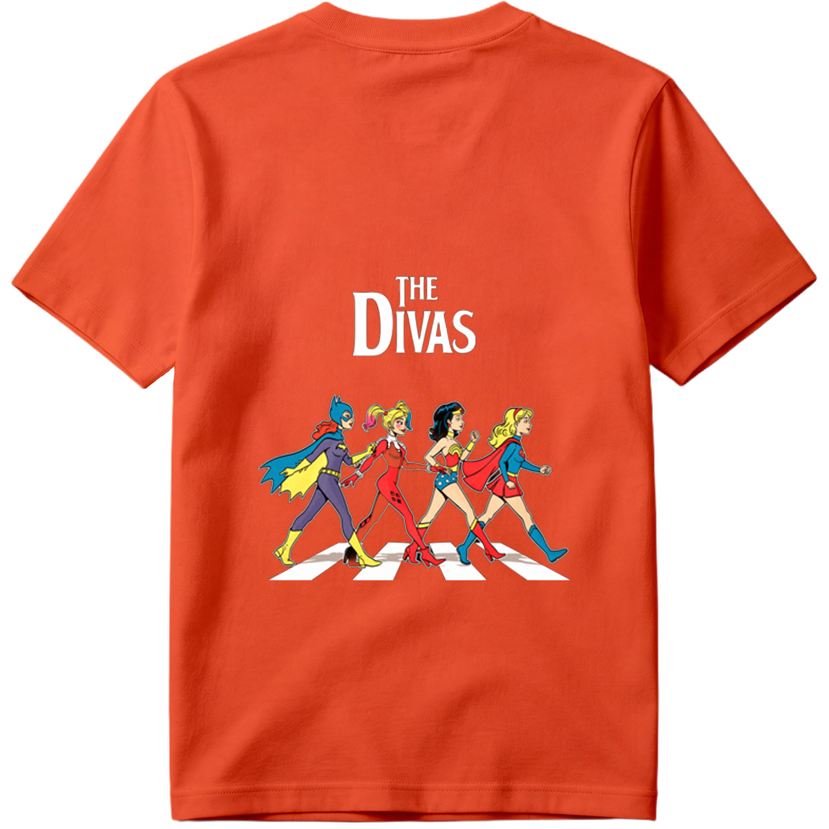 The Divas: Batgirl, Harley Quinn, Wonder Woman, Supergirl - Tee