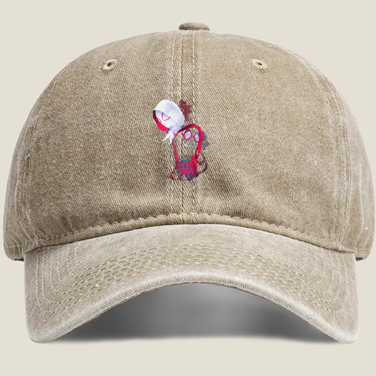 Spider-Verse: Miles Morales and Gwen Stacy - Washed Denim - Baseball Cap