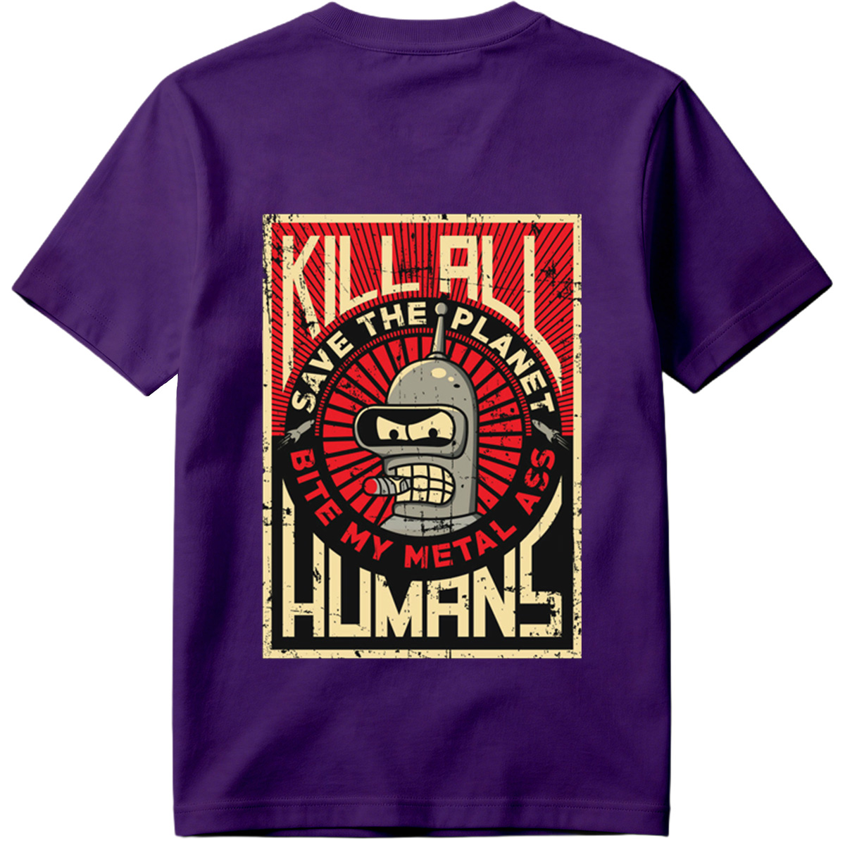Futurama - Bender: Kill All Humans - Tee