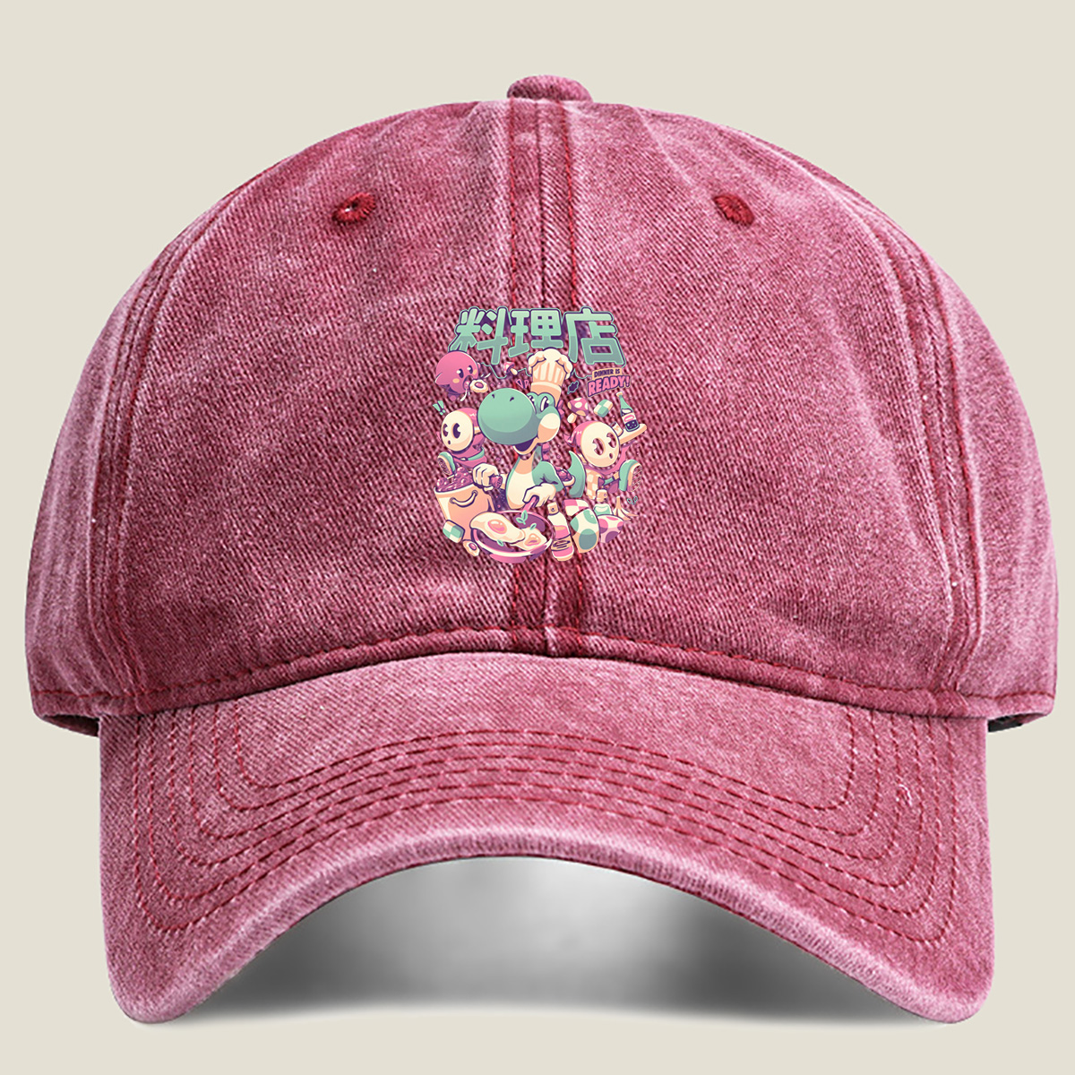 Yoshi's Cooking Crew: Dinner is Ready! - Washed Denim - Baseball Cap