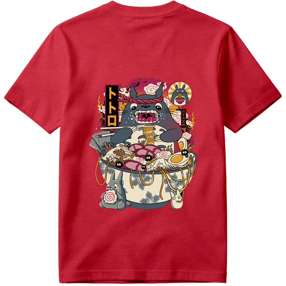 Totoro Ramen Bowl Art - Tee