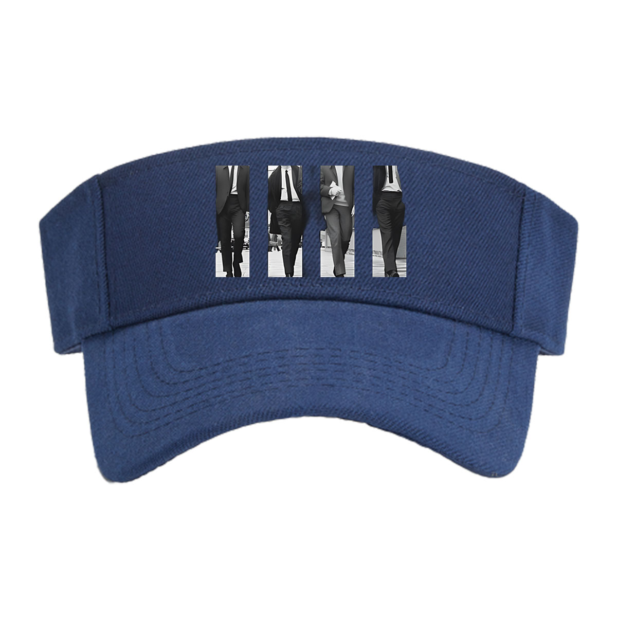 The Beatles: John, Paul, George, and Ringo Walking in Style -  Visor cap