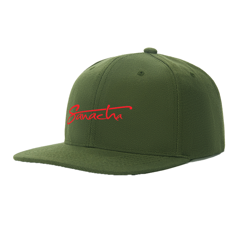 Flat Brim Baseball Cap Sanacha Signature Logo Print Streetwear Underground Skate Style for Basketball Court Skate Park Urban Lifestyle Hip Hop Riders and Streetwear Enthusiasts