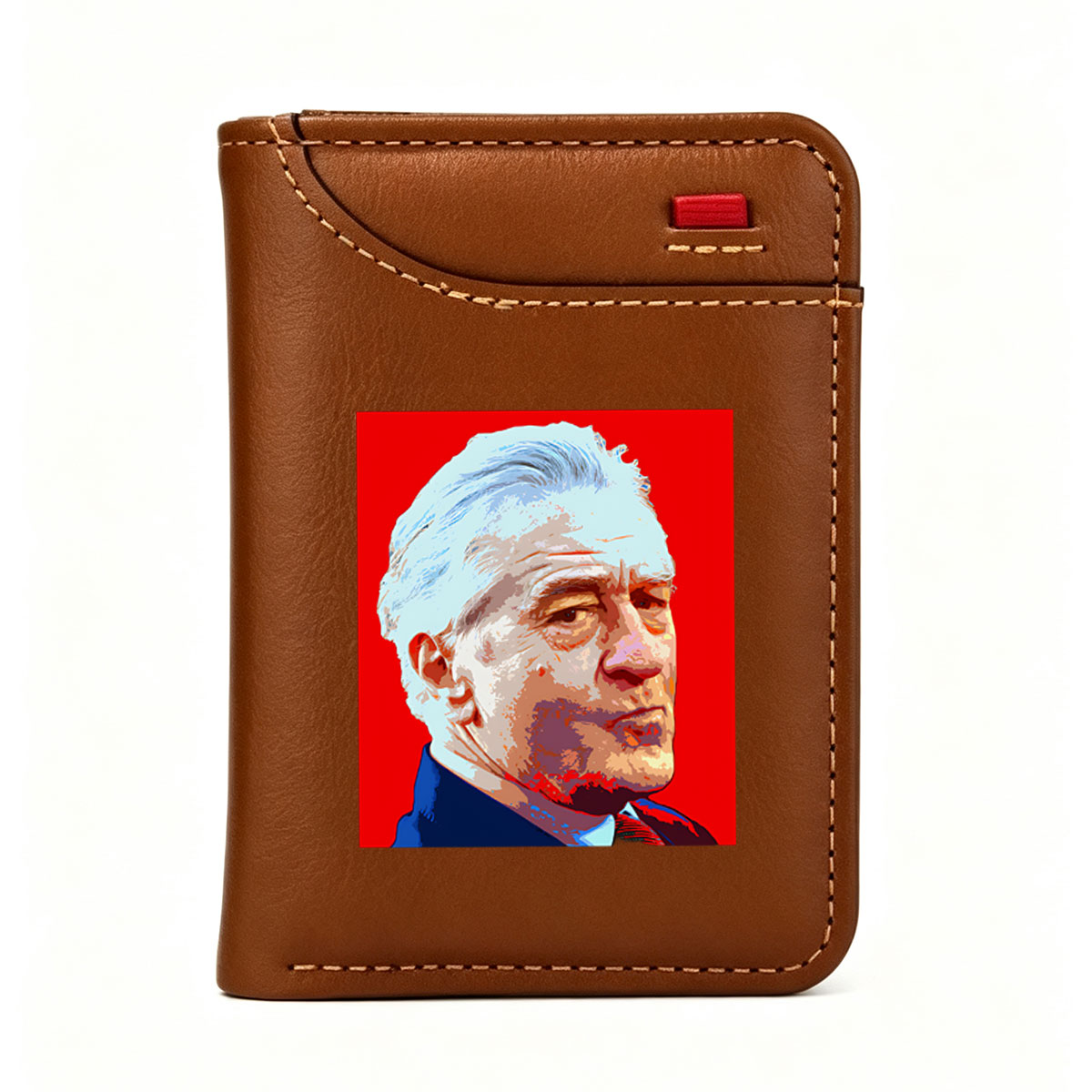 Robert De Niro in a Pop Art Style Portrait - Vertical Style Wallet