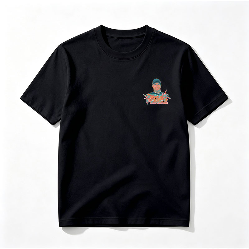 Sergio Perez Racing Driver Portrait - Tee