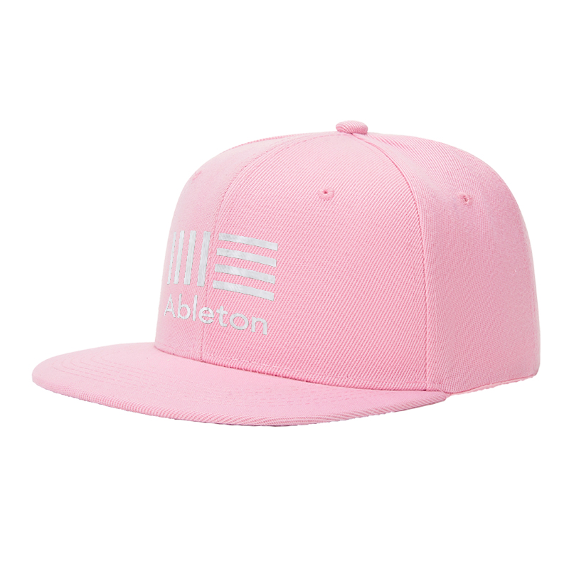 Flat Brim Baseball Cap Ableton Logo Print Streetwear Underground Skate Style for Basketball Court Skate Park Urban Scene Skaters Rappers Streetwear Enthusiasts