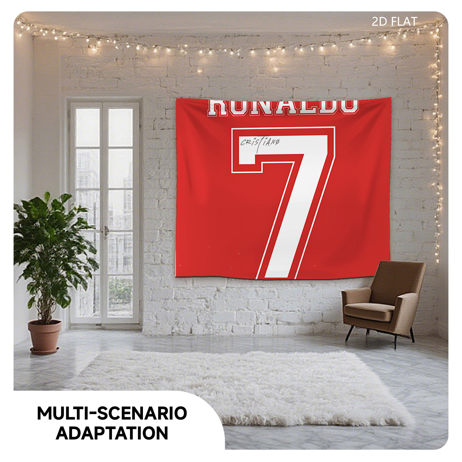 Ronaldo 7 - Cristiano Ronaldo Jersey Design - Tapestry