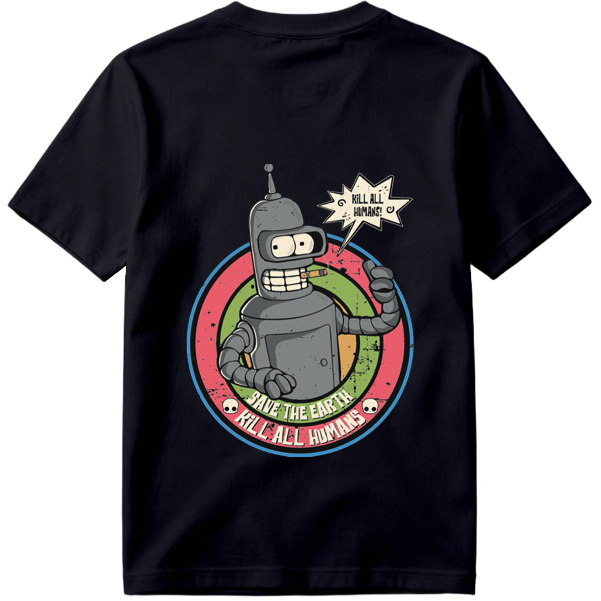 Futurama Bender: Save the Earth, Kill All Humans - Tee