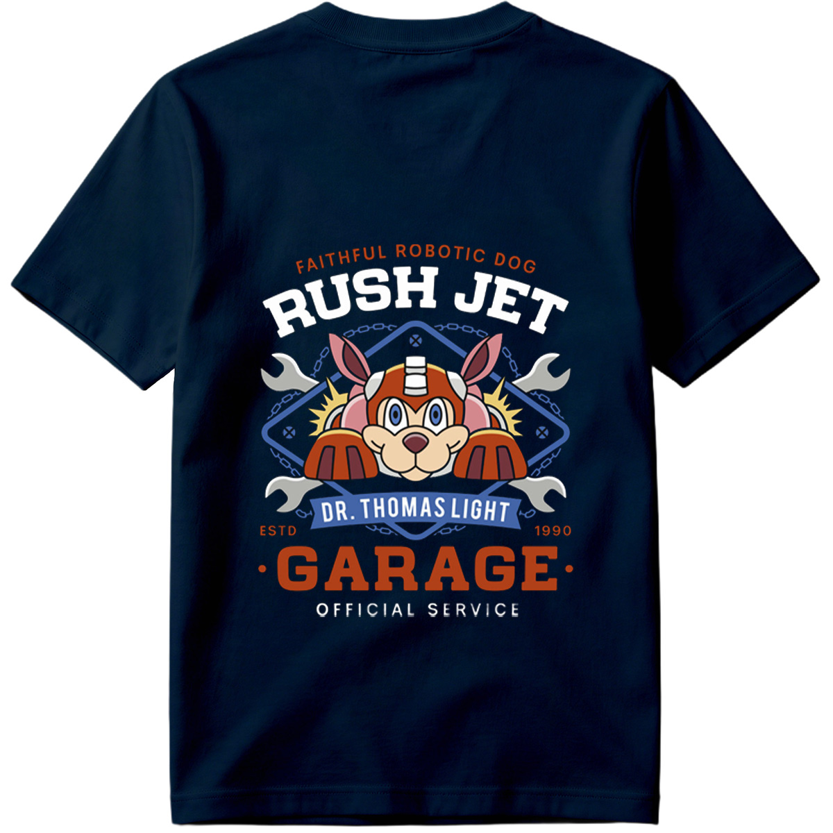 Rush Jet: Dr. Thomas Light Garage Official Service - Tee