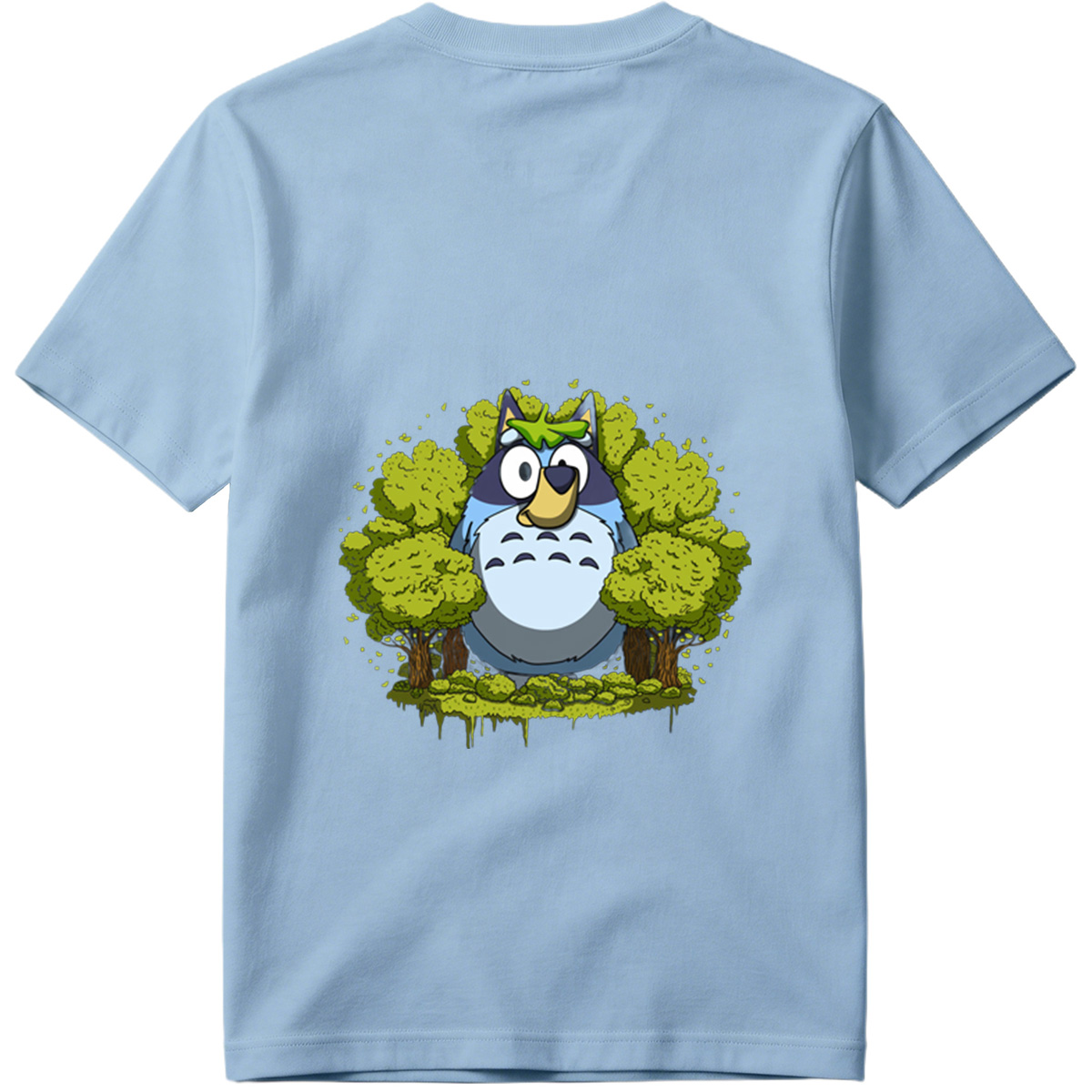 Totoro and Bluey in the Forest - Tee