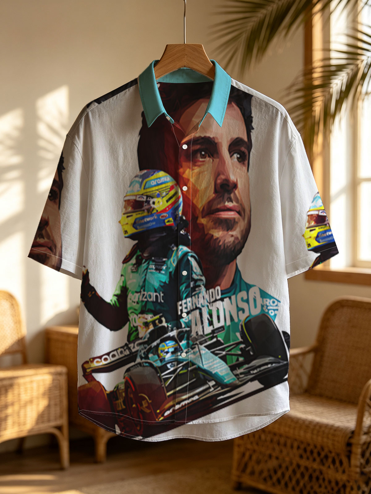Fernando Alonso in Action: Formula 1 Racing Legend -  Shirt