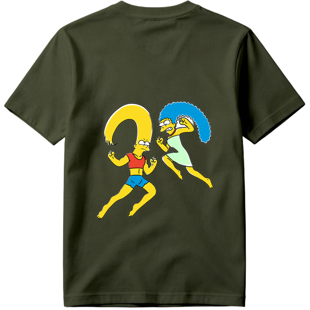 The Simpsons: Marge and Homer Running - Tee