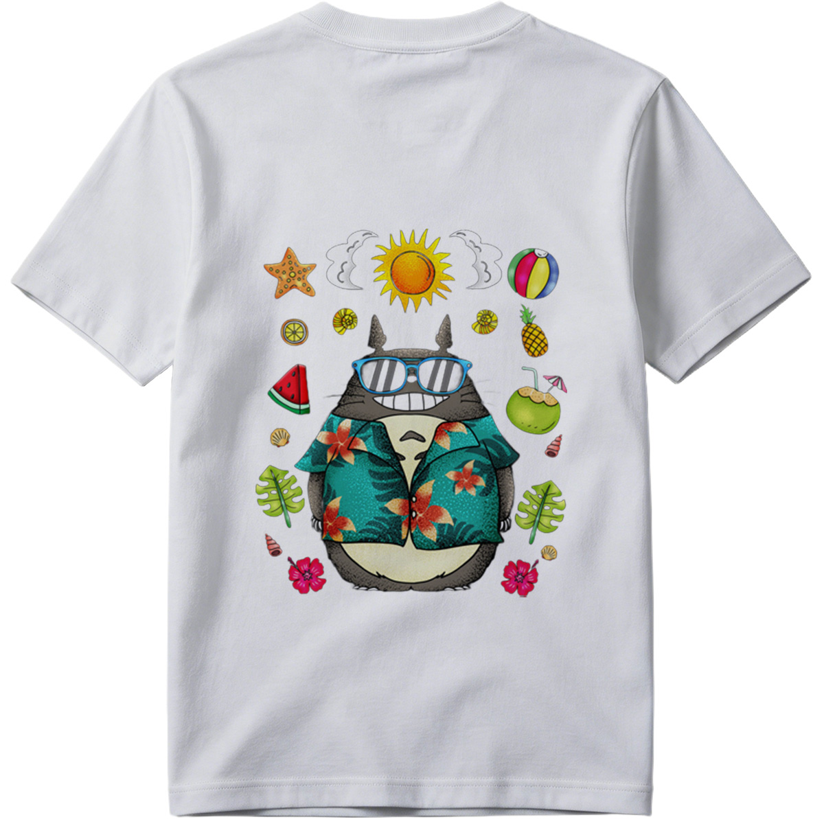 Totoro in Tropical Vibes - Tee